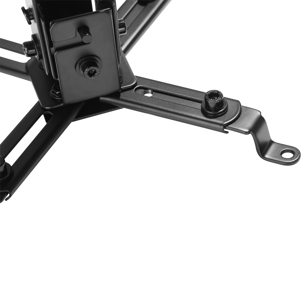 HFTM-PM822: Projector Wall/Ceiling Mount, 4 Arm Tilt & Rotate Adjustable Length 430 to 650mm - Black